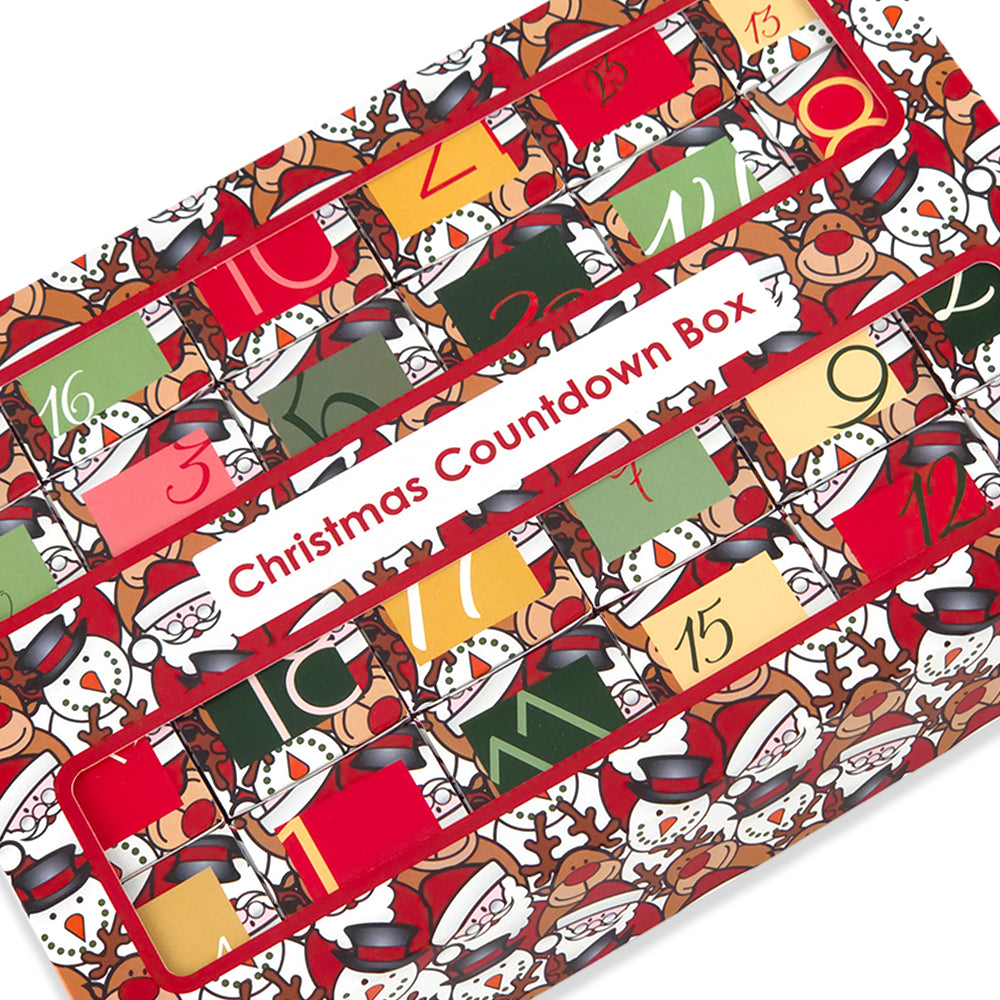 Advent Calendar Making Kit | 24 Cube Boxes & Outer Box | Christmas Character