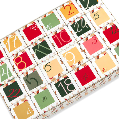 Advent Calendar Making Kit | 24 Cube Boxes & Outer Box | Christmas Dogs