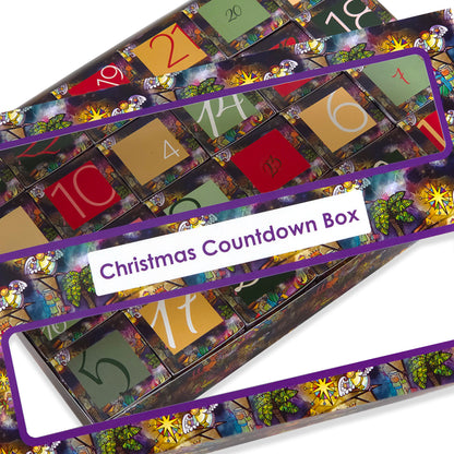 Advent Calendar Making Kit | 24 Cube Boxes & Outer Box | Kids Nativity