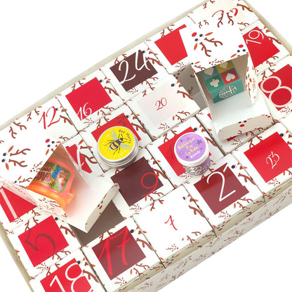 Advent Calendar Making Kit | Cube or Soap Box Style | Googly Rudolph