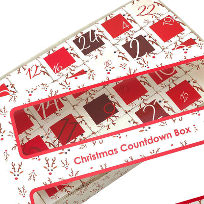 Advent Calendar Making Kit | Cube or Soap Box Style | Googly Rudolph