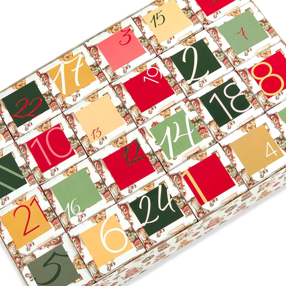 Advent Calendar Making Kit | Cube or Soap Box Style | Cute Christmas Cats