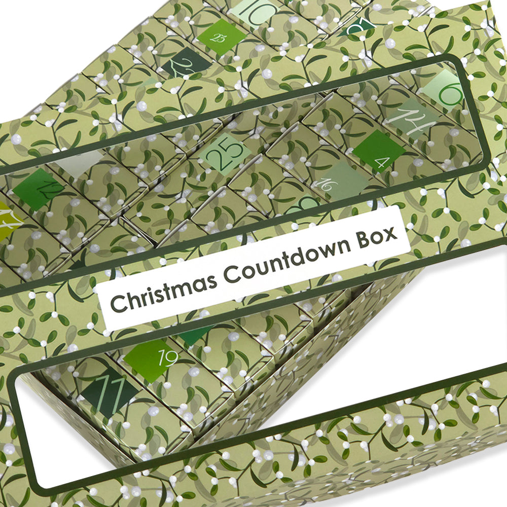 Advent Calendar Making Kit | 25 Soap Boxes & Outer Box | Simply Mistletoe