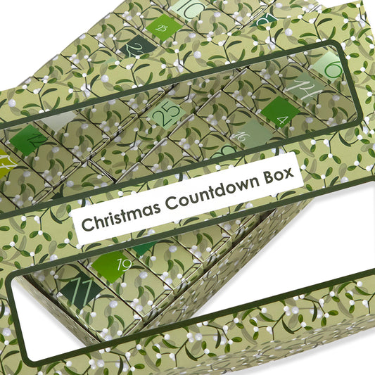 Advent Calendar Making Kit | 25 Soap Boxes & Outer Box | Simply Mistletoe