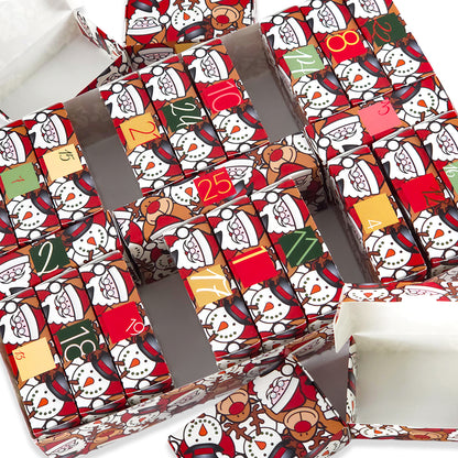 Advent Calendar Making Kit | 25 Soap Boxes & Outer Box | Christmas Character