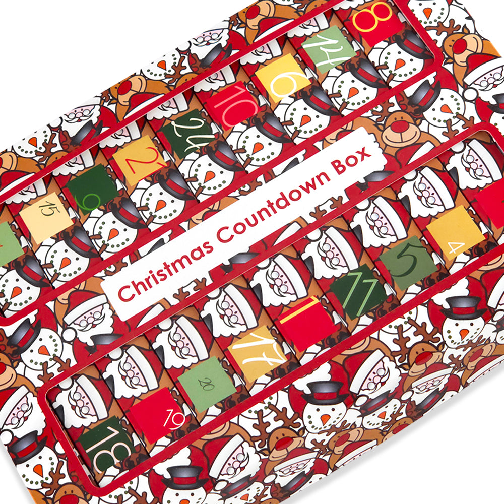 Advent Calendar Making Kit | 25 Soap Boxes & Outer Box | Christmas Character