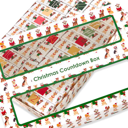 Advent Calendar Making Kit | Cube or Soap Box Style | Christmas Dogs