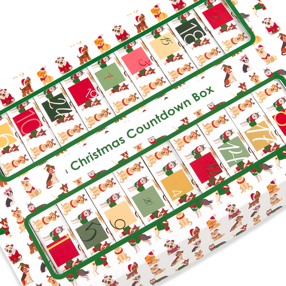 Advent Calendar Making Kit | Cube or Soap Box Style | Christmas Dogs