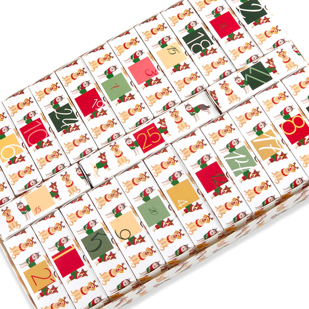 Advent Calendar Making Kit | Cube or Soap Box Style | Christmas Dogs