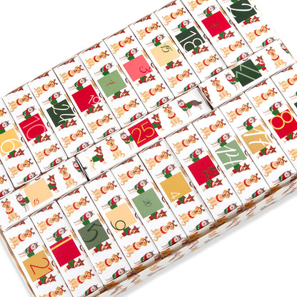 Advent Calendar Making Kit | Cube or Soap Box Style | Christmas Dogs