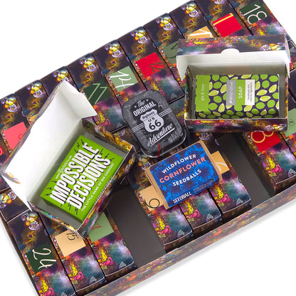 Advent Calendar Making Kit | 25 Soap Boxes & Outer Box | Kids Nativity