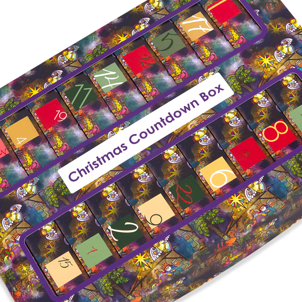 Advent Calendar Making Kit | 25 Soap Boxes & Outer Box | Kids Nativity