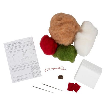 Home at Christmas | Needle Felting Complete Craft Kit