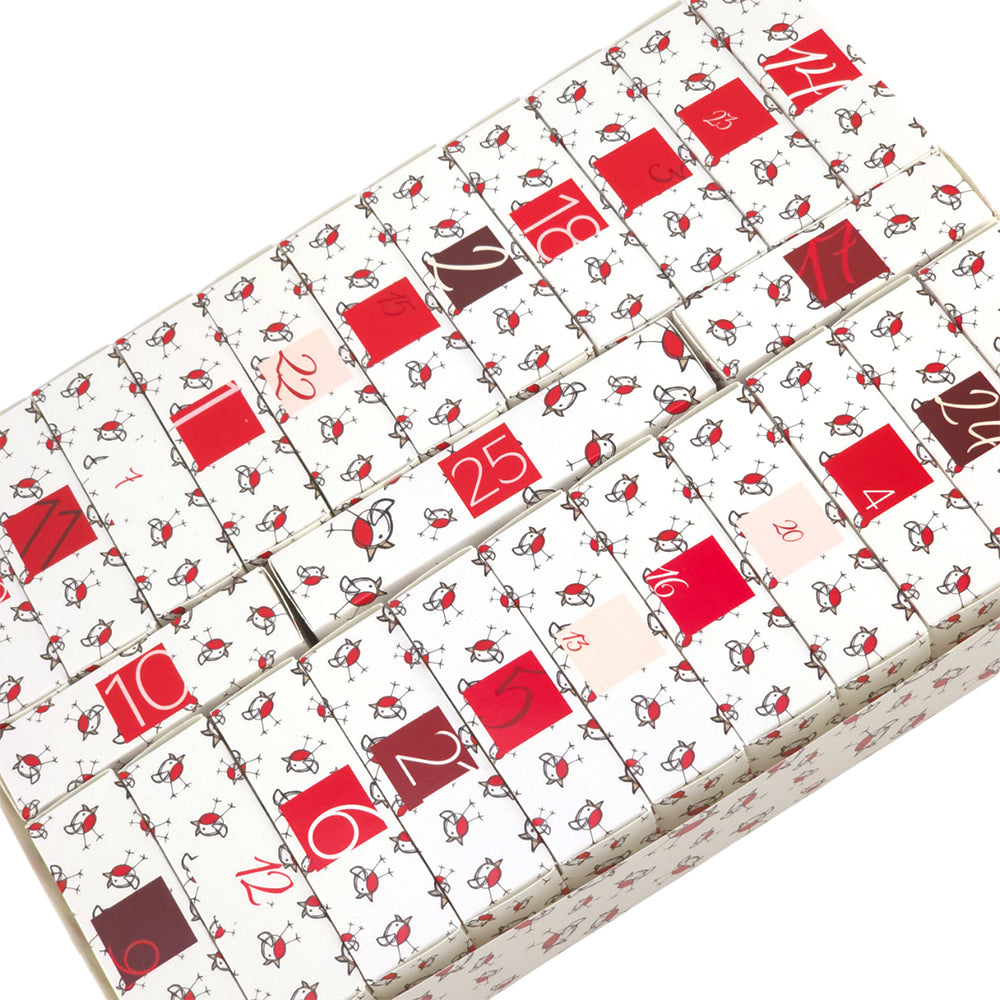Advent Calendar Making Kit | 25 Soap Boxes & Outer Box | Chirpy Robin