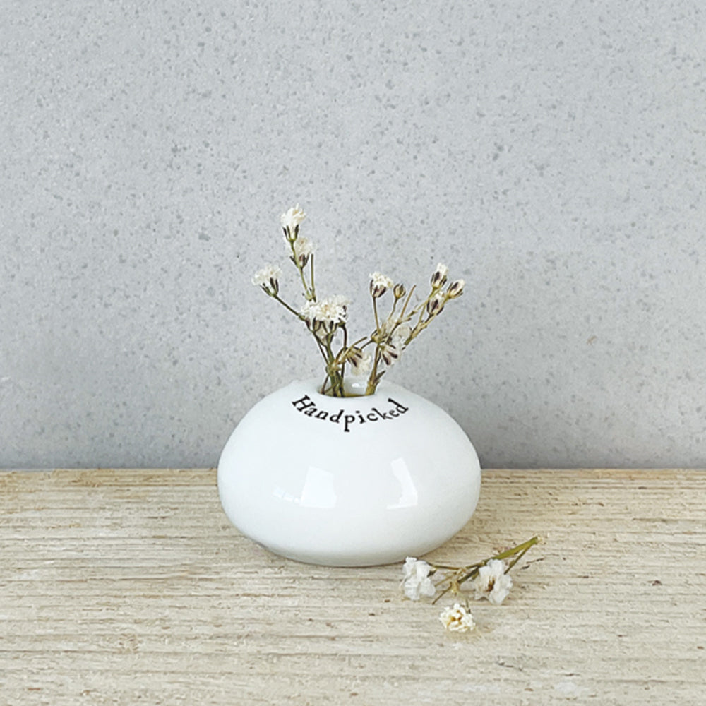 Sentiments | Mini Porcelain Bud Vase | Little Gift | Cracker Filler