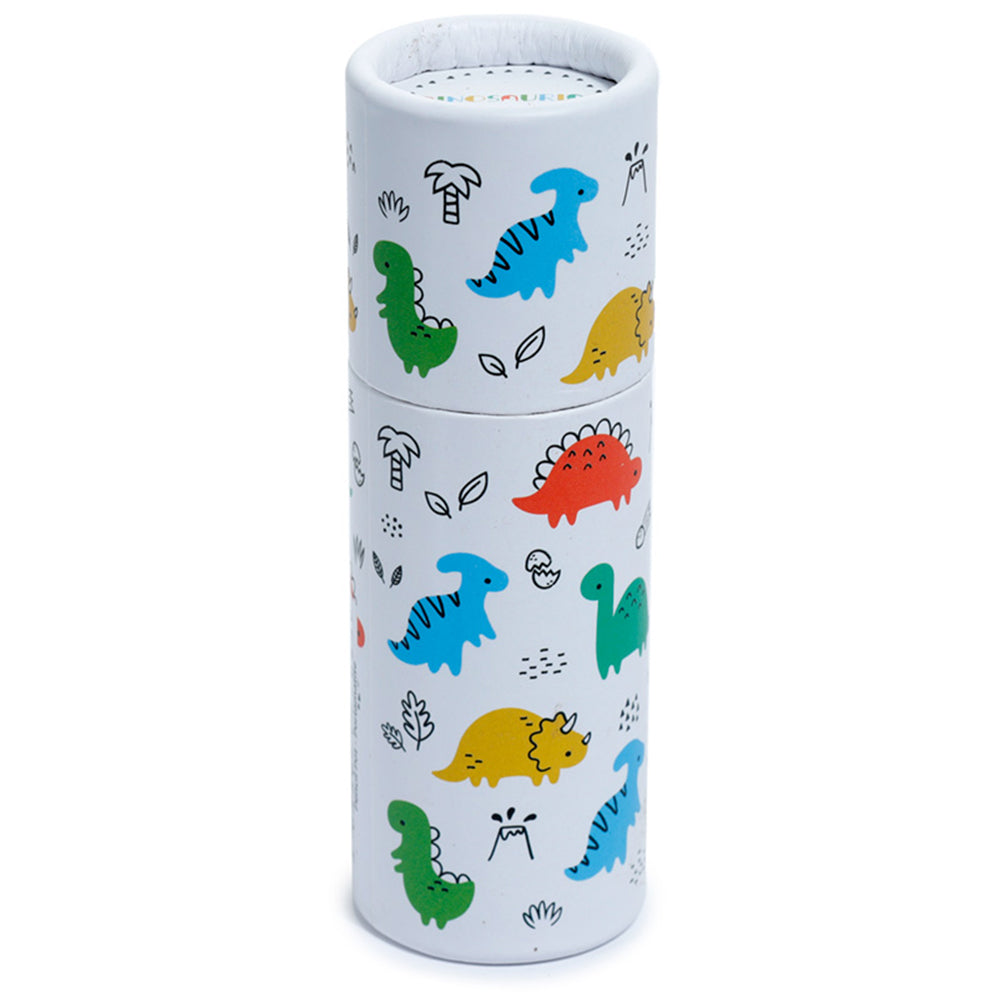Dino Dinosaur | Tube of Pencil Crayons for Kids | Mini Gift | Cracker Filler