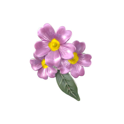 Lilac Primrose | Rhodium Plated Brooch | Little Gift | Cracker Filler