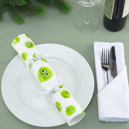 Googly Eyed Sprouts | 6 Crackers with Eyes & Ties | Make & Fill Your Own Kit