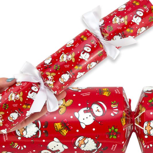 Santa & Friends | Christmas Cracker Making Craft Kit | Make & Fill Your Own