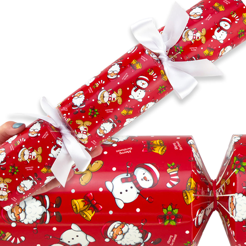 Santa & Friends | Christmas Cracker Making Craft Kit | Make & Fill Your Own