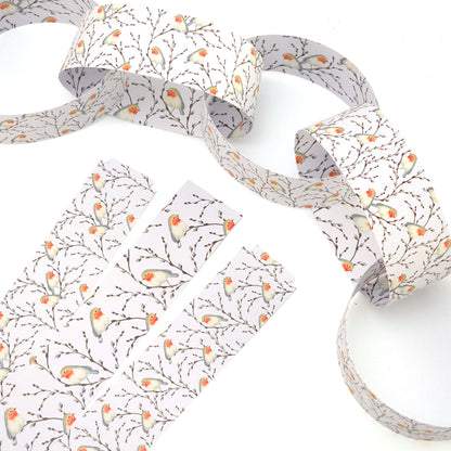 30 Reusable Christmas Paper Chains | Willow & Robin | No Glue Needed | 2.5m