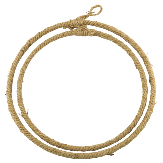 38cm or 41cm | Jute Rope Covered Wire Hoop with Hanger | Wreath Making Projects