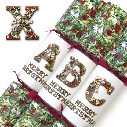 Letters A to Z | Single Christmas Cracker Making Craft Kit | Traditional Design