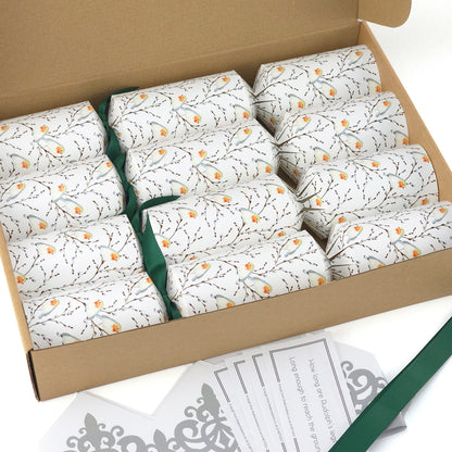 Willow & Robin | 4 or 6 Ready to Fill Christmas Crackers | Just Add Gifts