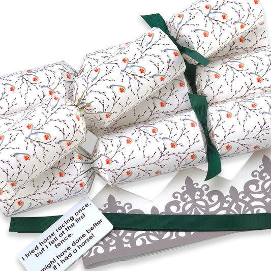 Willow & Robin | 4 or 6 Ready to Fill Christmas Crackers | Just Add Gifts