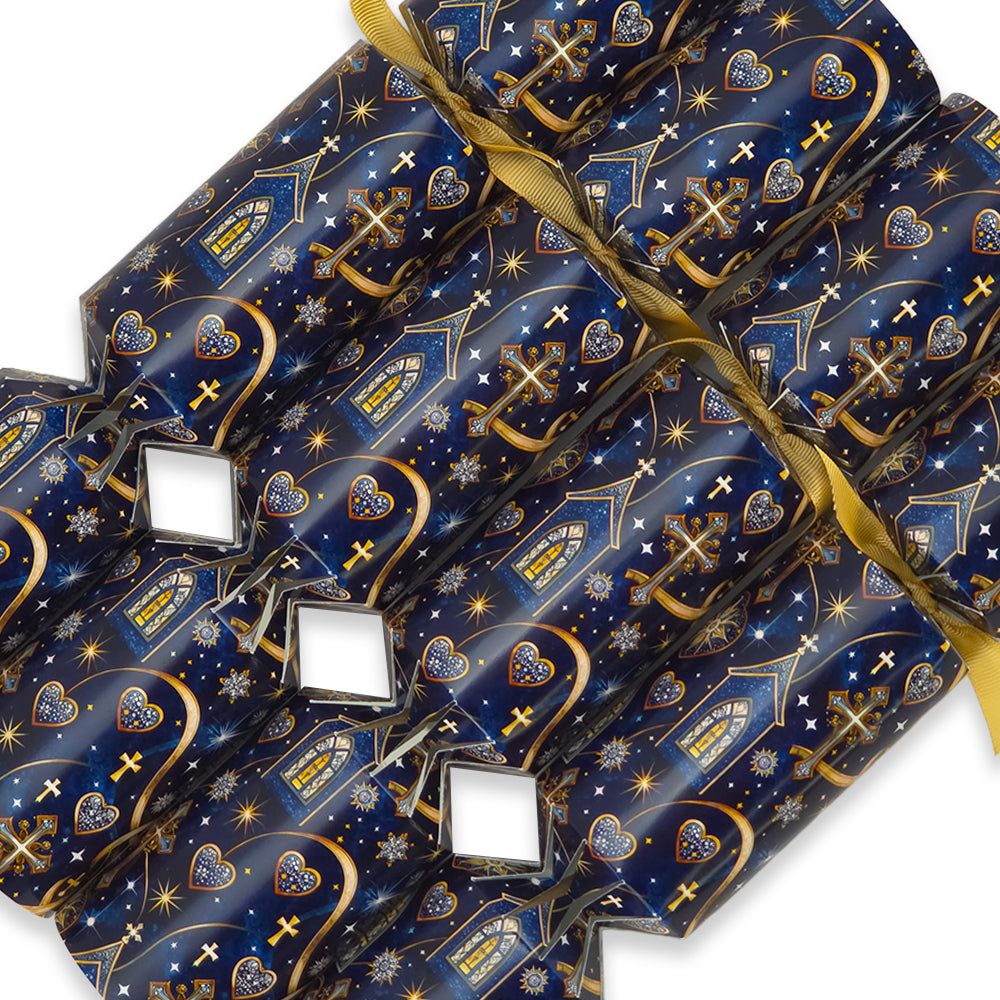 Christian Church | 4 or 6 Ready to Fill Christmas Crackers | Just Add Gifts