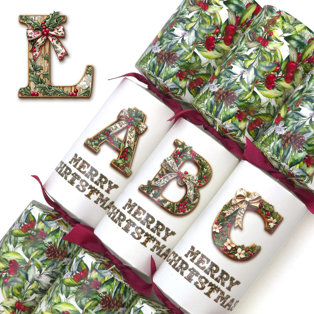 Letters A to Z | Single Christmas Cracker Making Craft Kit | Traditional Design