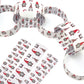 30 Reusable Christmas Paper Chains | Nordic Gonk | No Glue Needed | 2.5m