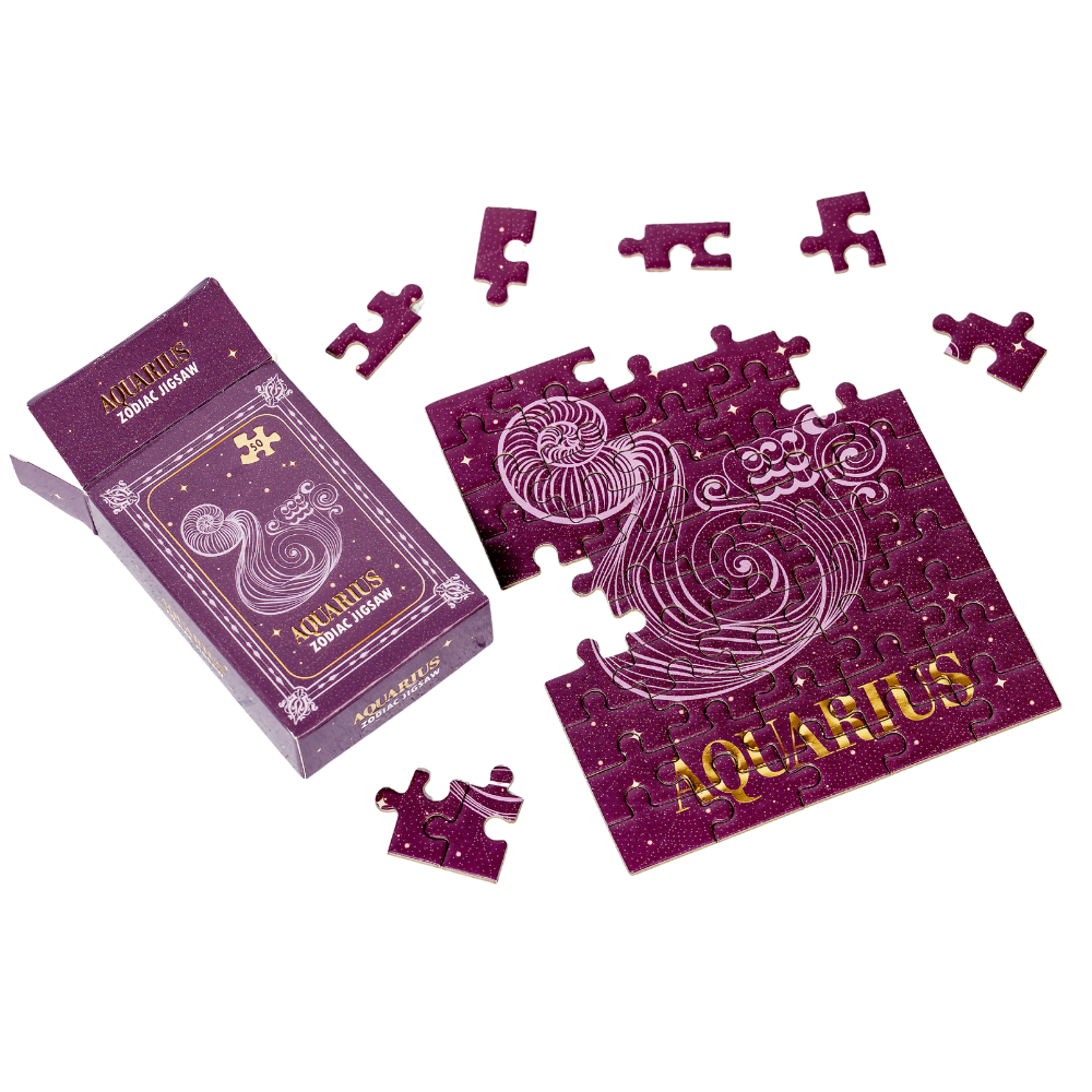Star Signs | Zodiac Mini Jigsaw Puzzle | 50 Pcs | Little Gift | Cracker Filler