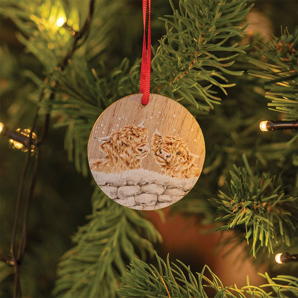 Woodland Friends | 6 Wrendale Designs Crackers | Wooden Ornament Gifts