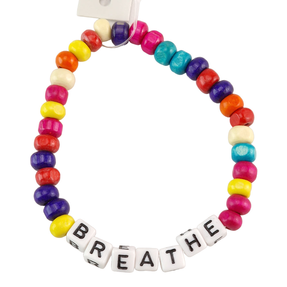 BREATHE | Mindfulness Bead Bracelet | Mini Gift | Cracker Filler