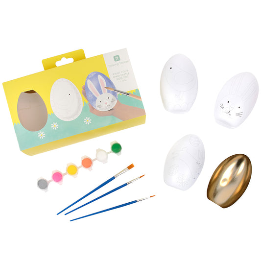 Paint Your Own Easter Kit | Makes 3 Fillable Egg Tins | Kids Craft Kit