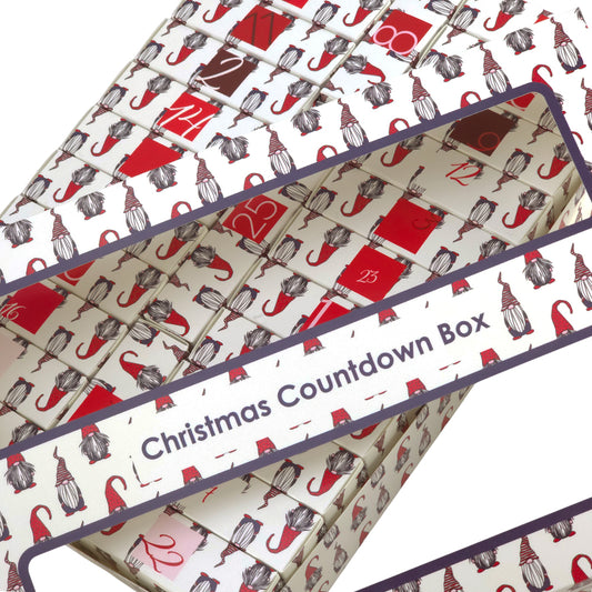 Advent Calendar Making Kit | 25 Soap Boxes & Outer Box | Nordic Gonk