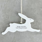 Some Bunny Loves You | Large Hare Porcelain Ornament | Little Gift