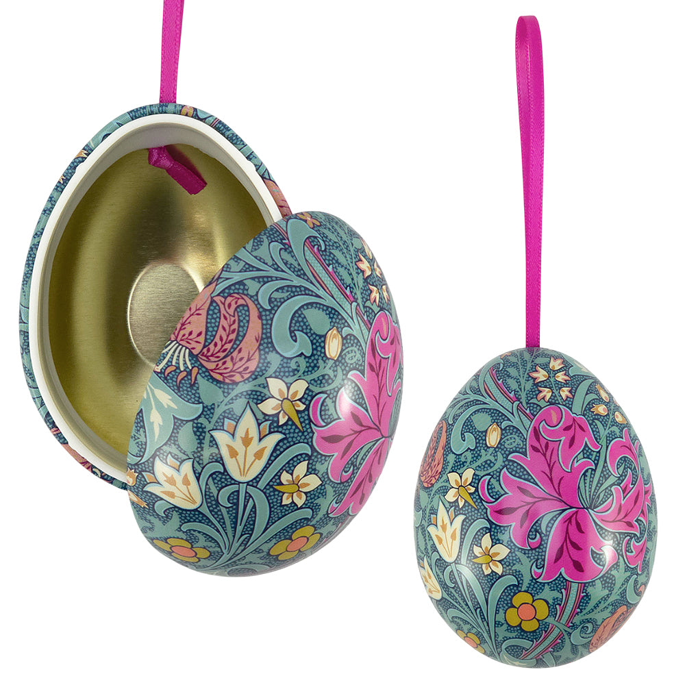 William Morris | Fillable Easter Two-Part Hanging Tinware Eggs