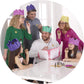 8 Medium Christmas Musical Crackers | With Whistles & Music Sheets | Ready Made