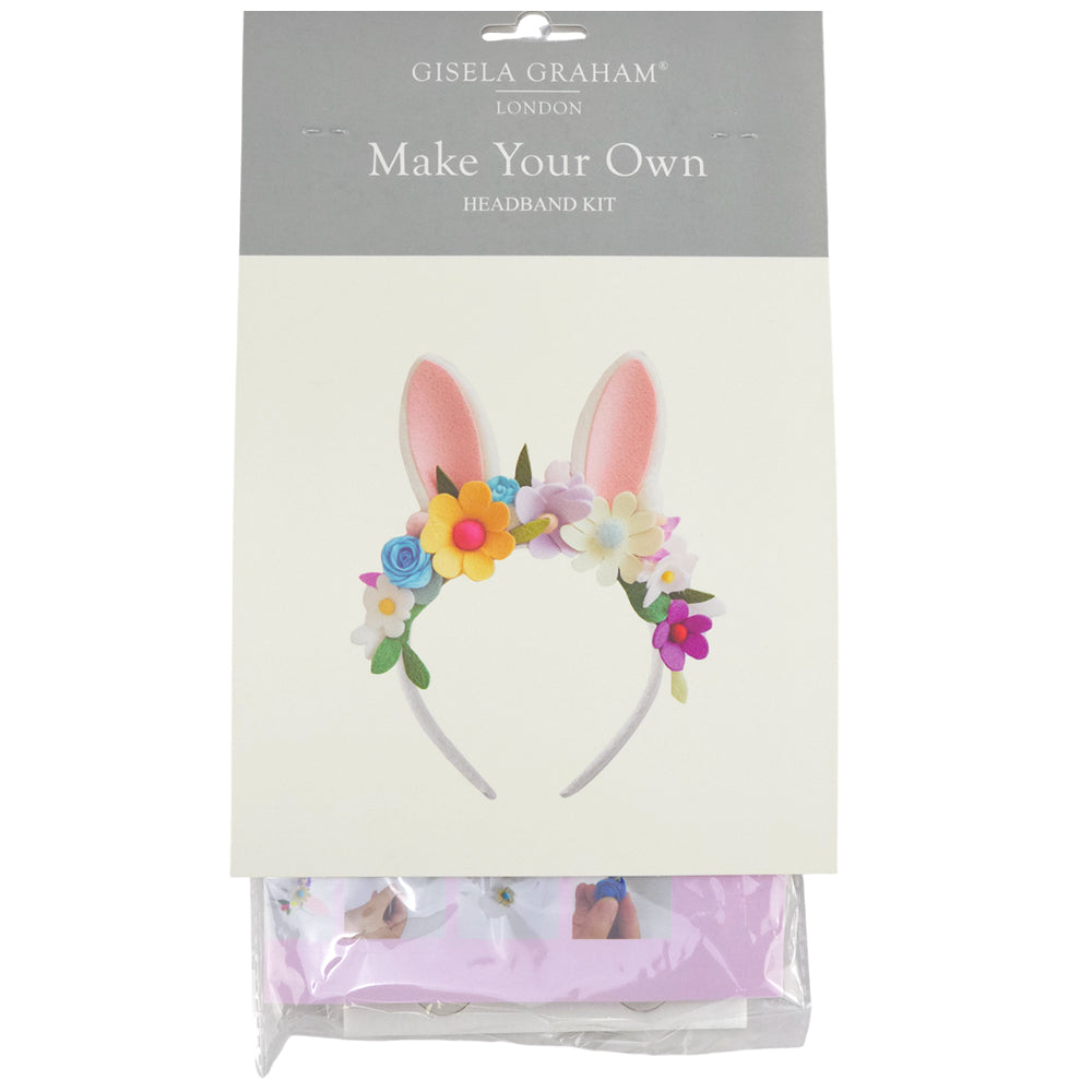 Easter Floral Headband Craft  Kit | Make Your Own Bunny Ears for Kids