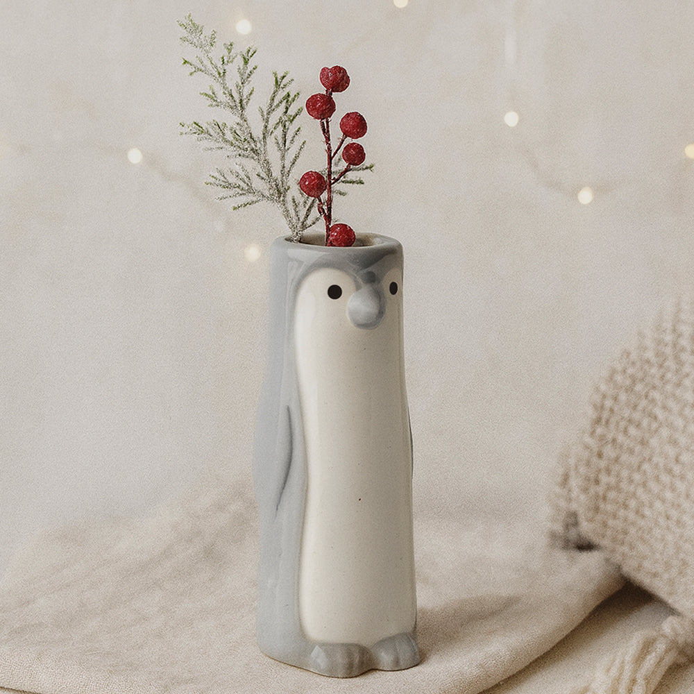 Christmas Penguin | Little Bud Vase | Little Gift | Cracker Filler