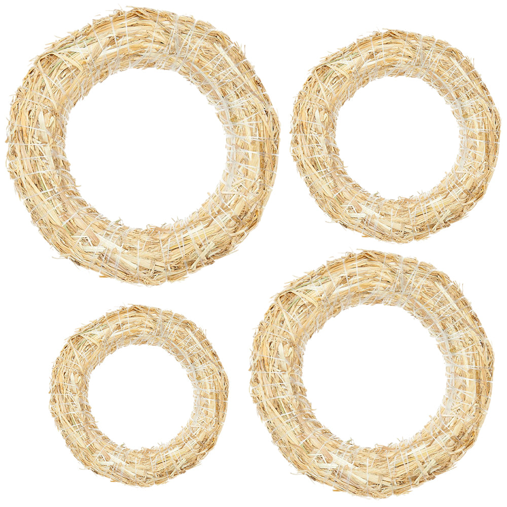 25cm to 40cm | Chunky Straw Wreath Bases | Make Your Own Wreath