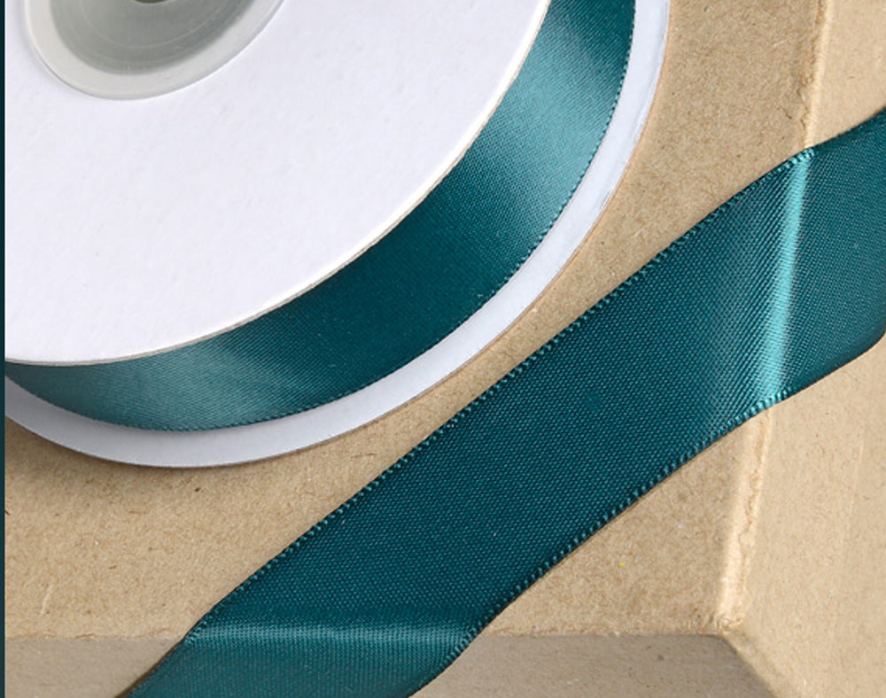 15mm or 23mm Double Faced Satin Ribbon | 25m Long