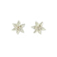 White Lily | Clip On Silver Tone Earrings | Mini Gift | Cracker Filler