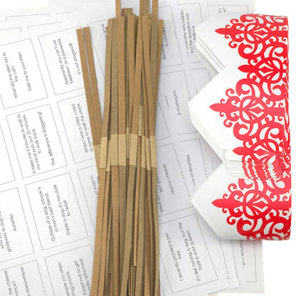 Christmas Poinsettia | William Morris | Cracker Making Craft Kit | Craft Kit