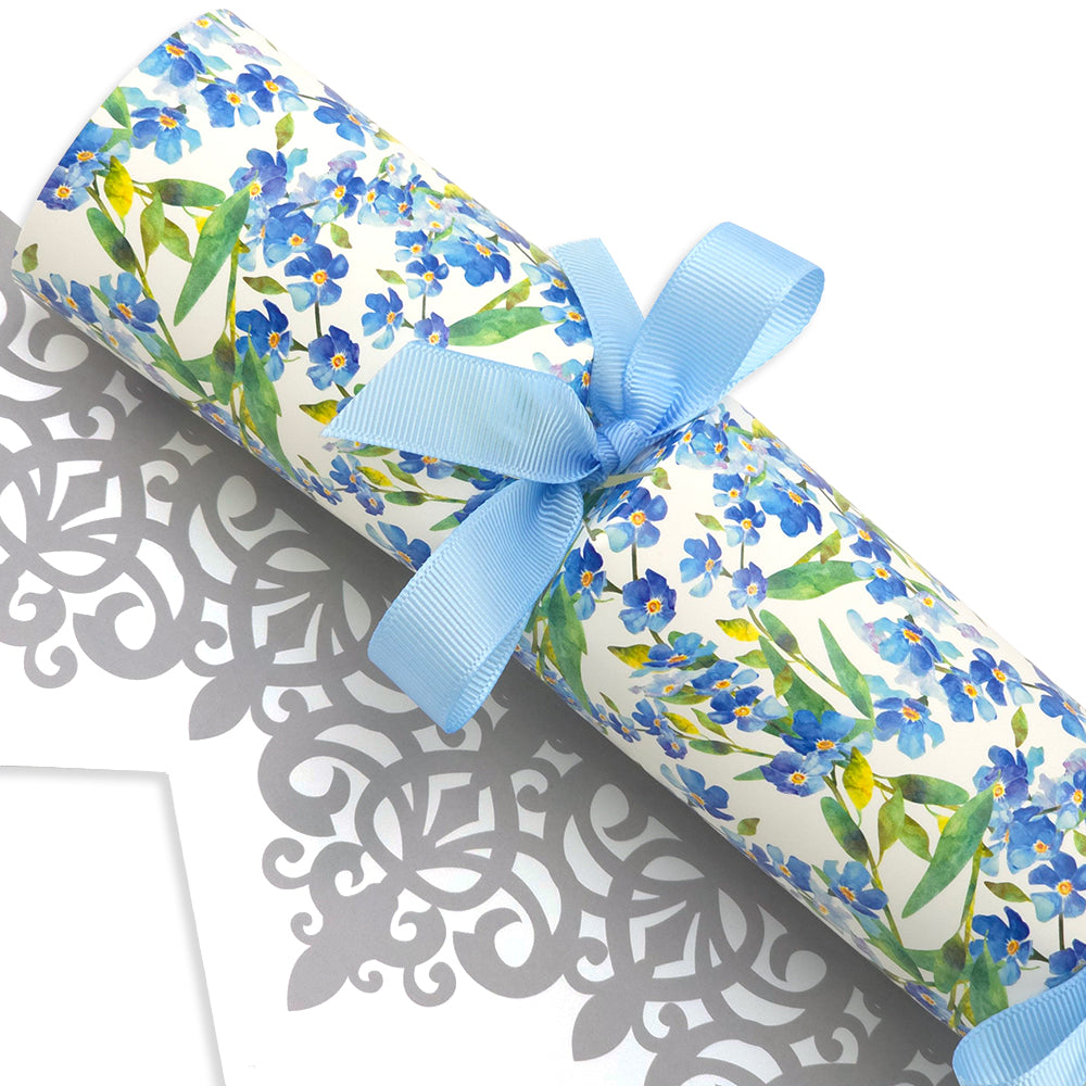 Watercolour Forget-Me-Nots Flower | Cracker Making Craft Kit | Make & Fill Your Own
