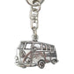 Campervan | English Pewter 3D Keyring | Little Gift | Cracker Filler