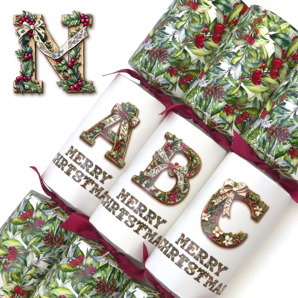 Letters A to Z | Single Christmas Cracker Making Craft Kit | Traditional Design