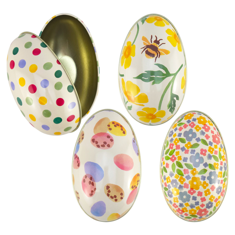 Emma Bridgewater Two-Part Tinware Eggs | Fillable Easter Gift